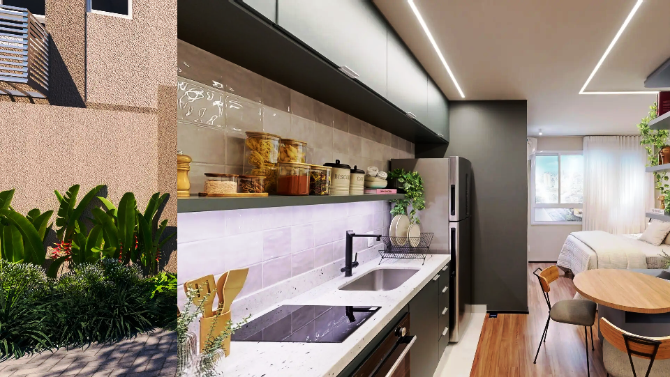 Apartamento Studio 01 Quarto Nova Suíça