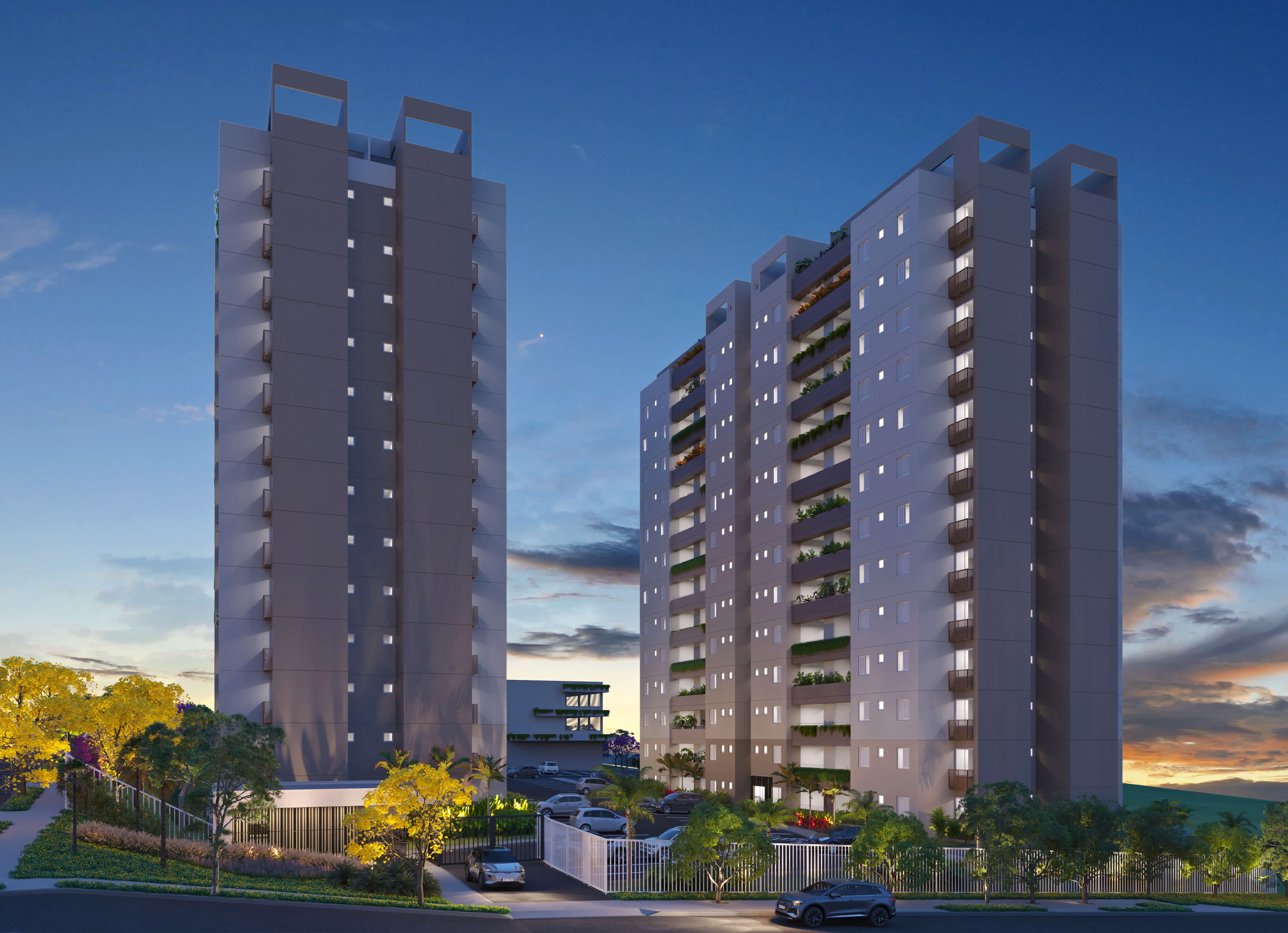 Eleva Residence 2 e 3 Quartos - Suite e Varanda no Jaragua