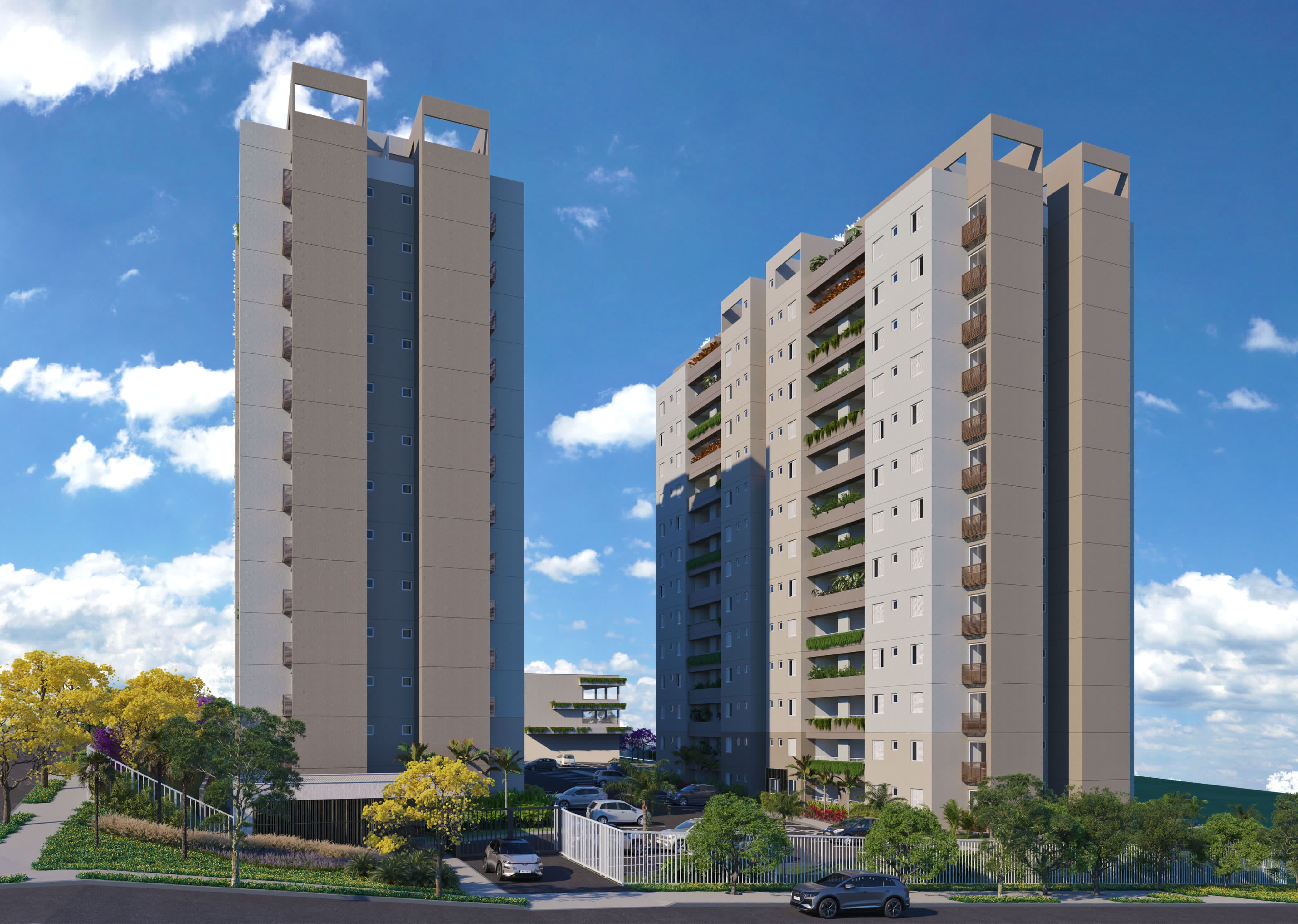 Eleva Residence 2 e 3 Quartos - Suite e Varanda no Jaragua